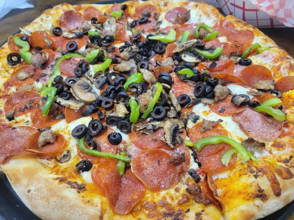 Family Size Pizza with Everything