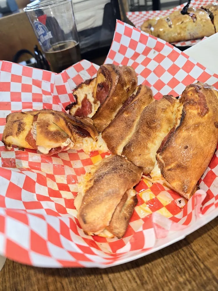 Twisted Bread Sticks with Pepperoni