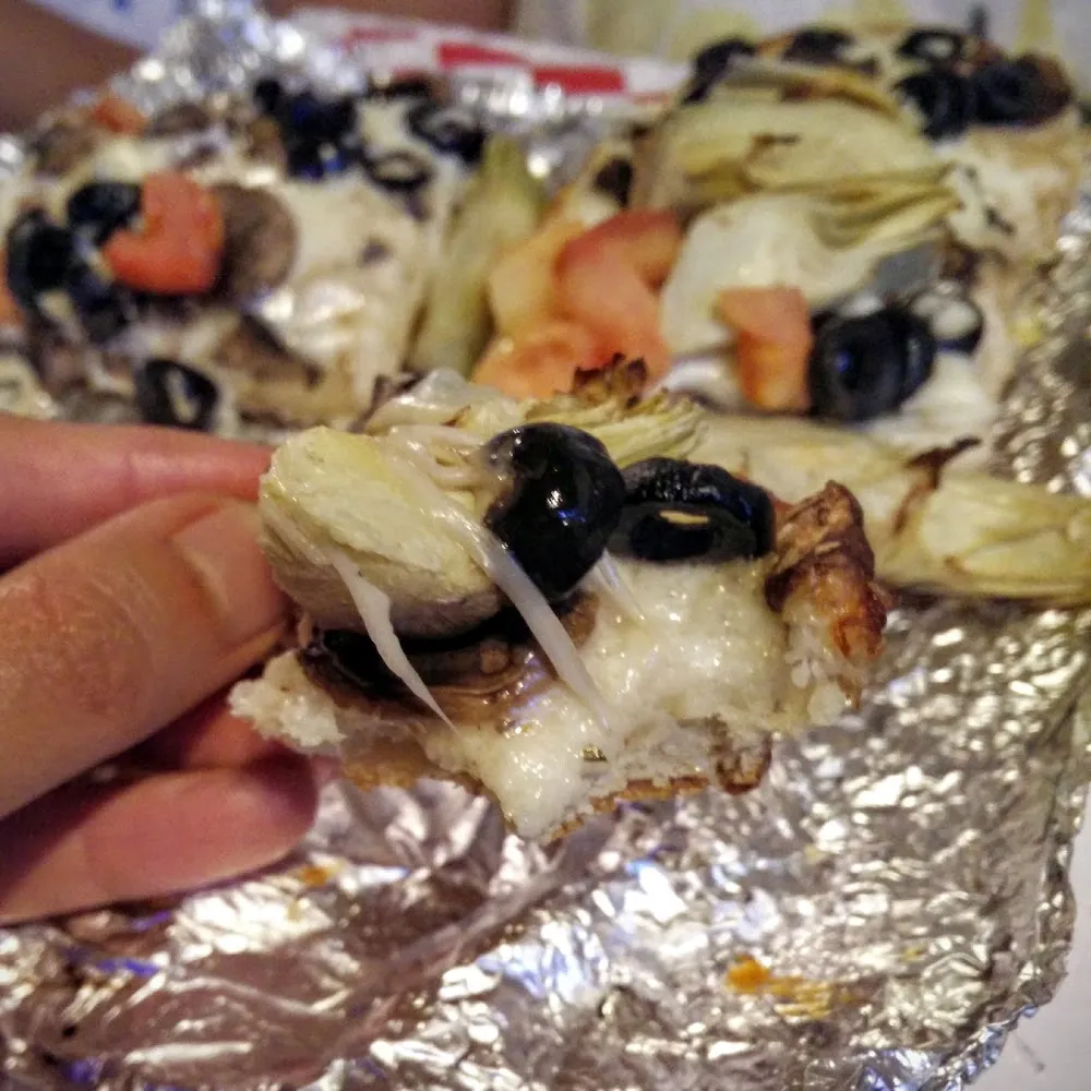 Vegetarian Pizza Sandwich